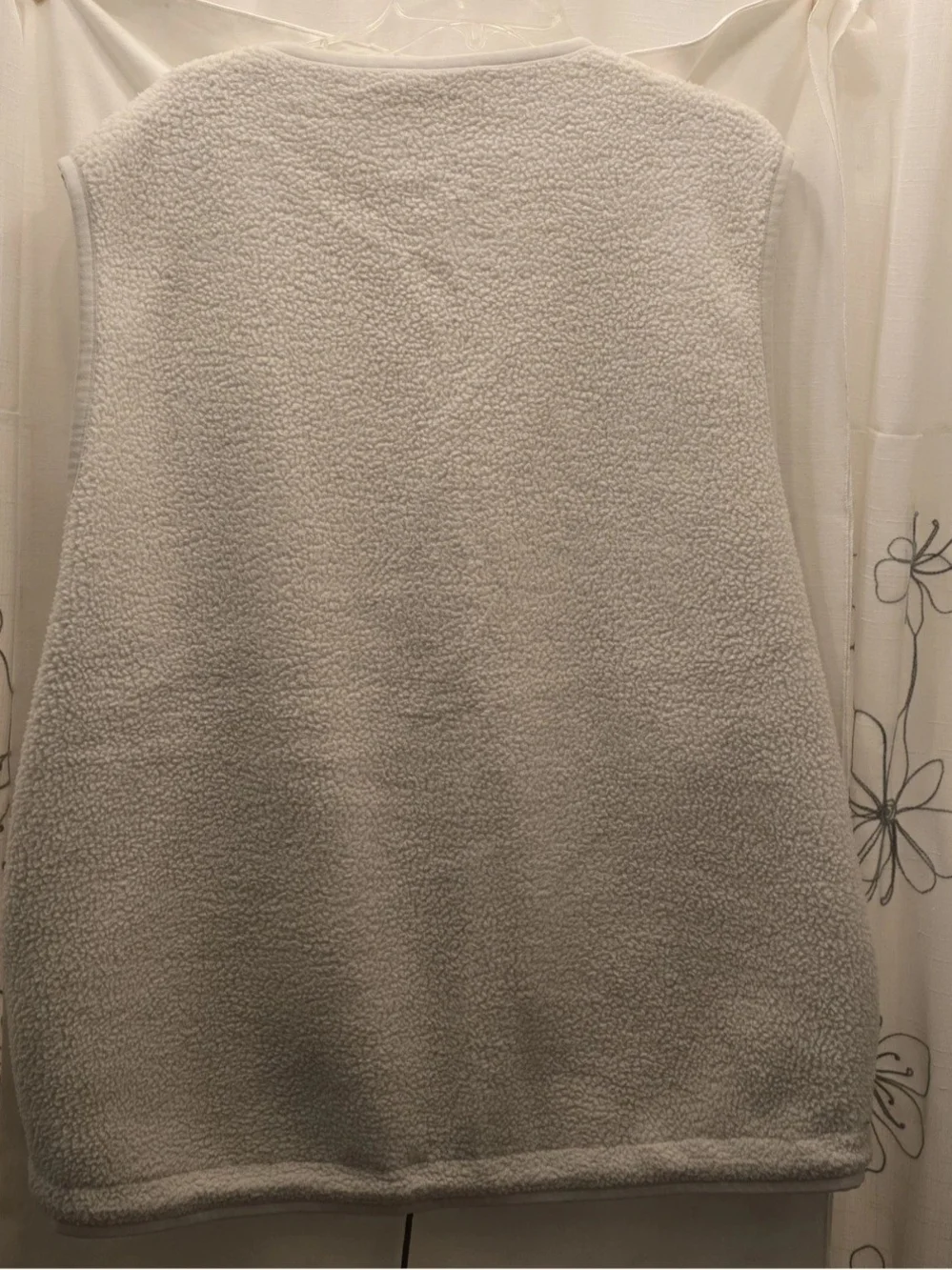 Nike Sherpa Sleevless Vest Full Zip Front Size XL
